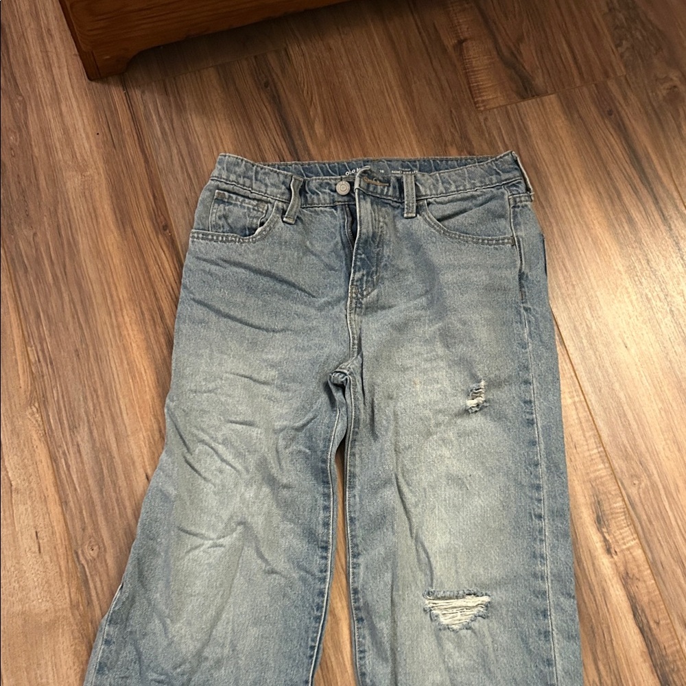 Classic Blue Distressed Kids Old Navy Jeans